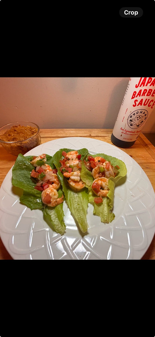 Garlic Butter Shrimp Wraps